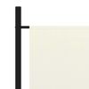 CHARMMA 3-Panel Room Divider Cream White 102.4"x70.9"-3.71KG