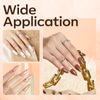 Modelones 8-in-1 Nail Builder Gel, 6 Colors White Brown Builder Gel for Nails, Hard Gel Builder Nail Extension Gel Builder Gel in a Bottle