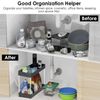 2-Tier Under Sink Shelf Organizer Multi-Purpose Under Bathroom Sink Storage Rack