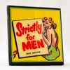 Vintage Burlesque Matchbook Cover Coaster Set