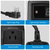 DEWENWILS Outdoor Light Sensor Outlet Timer Weatherproof Countdown Timer 2 Pack 