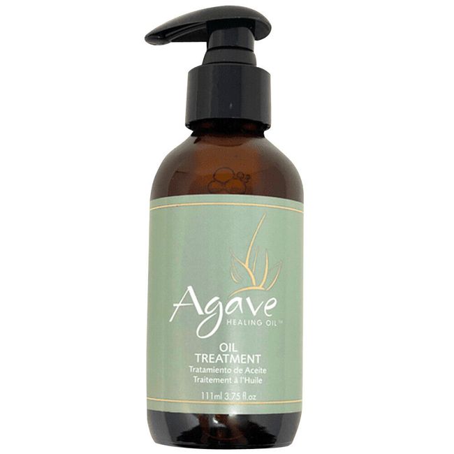 BARBER BEAUTY SALON AGAVE HEALING OIL NON GREASY SMOOTHING HAIR TREATMENT 3.75OZ