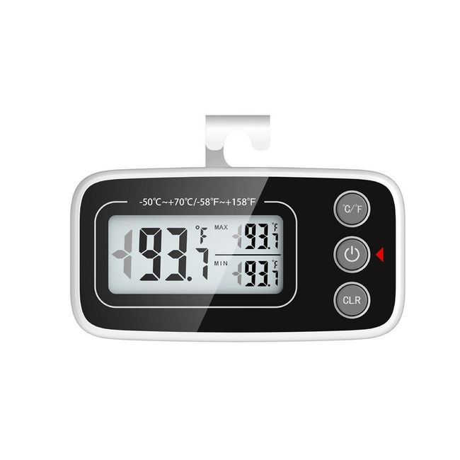 Refrigerator Thermometer Lcd Display Digital Waterproof Freezing