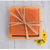 Handmade Mango Soap & Bamboo Soap Dish. Fizzy Fuzzy.