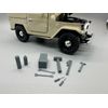 1/24 Scale Resin Tools, Tool Box and Spray Paint Cans, Unpainted
