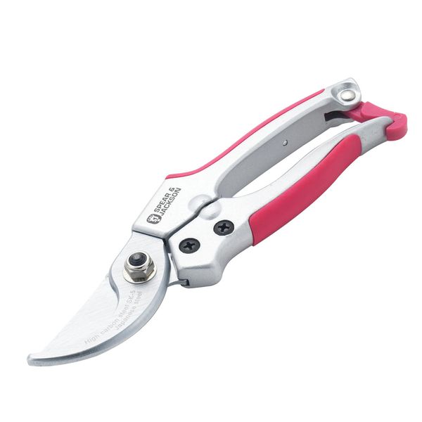 Spear & Jackson Colours 56526P Bypass Secateurs, Pink