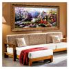 Cross stitch, oil painting, manor, C0035