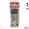 Flair 5 x Mr Grip BLACK 0.7mm Tip Ballpoint Pens