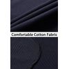 FASKUNOIE Men's Capri Shorts Long Summer Elastic Gym Shorts Yoga Cotton Soft Khaki Pants