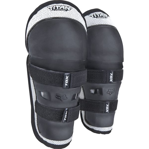 Fox Racing Kids Titan Knee/Shin Guard Black/Silver