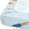 Yoofoss Cot Bed Sheets 81 x 41 cm Fitted Super Soft and Breathable Cot Bed Sheets Cozy Baby Cot Sheets 2 Pack