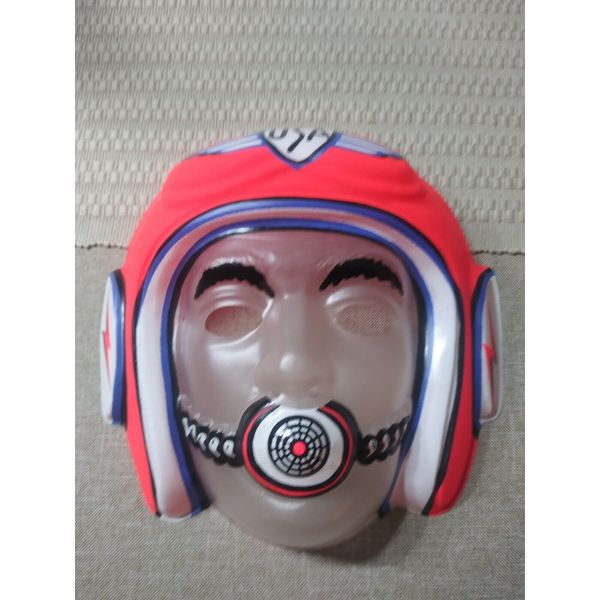 Vintage Mcm 1960s Space Atomic Astronaut Fighter Pilot Halloween Mask Without...