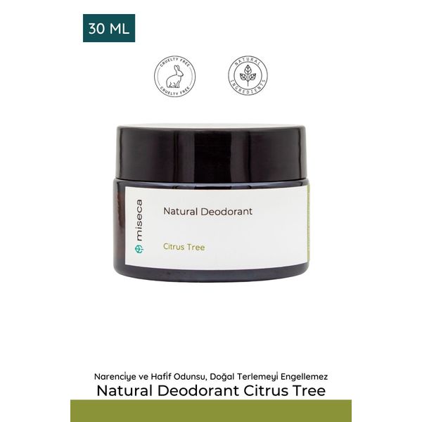 Natural Deodorant Citrus Tree 30 Ml Doğal Krem Deodorant