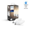 Philips Hue White 2-Pack LED Smart Candle, Bluetooth & Zigbee Compatible (Hue...