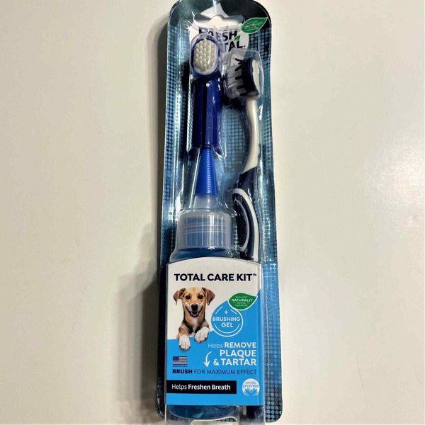 Fresh Dental Toothbrush-Brushing Gel Removes Plaque Tarter Pet Oral Care Dog