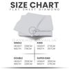 Gaveno Cavailia Super Soft Plain Dyed Diamond Flat Sheet [ King - White ]