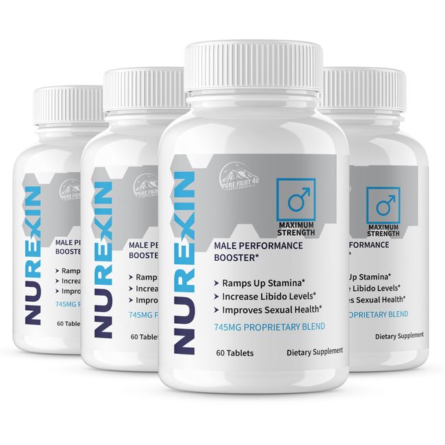 Nurexin Male Performance Booster 4 Bottles 240 Tablets