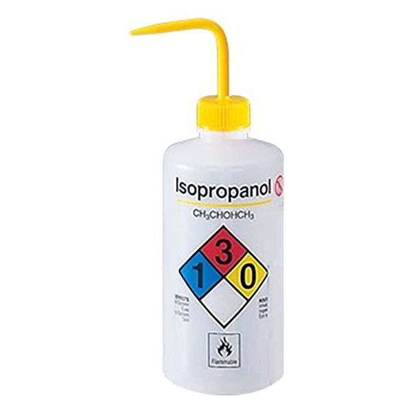 Chemicals Identification Safety Wash Bottle Isopropyl Alcohol/4 – 3039 – 04