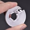 12 Pack Plastic Radiator Pipe Covers Pipe Collars for 15 mm Diameter Pipe (White)