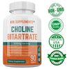 Choline Bitartrate 900mg per serving Brain Memory Booster Nootropic Fatty Liver