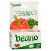 Beano Food Enzyme Dietary Supplement Tablets  30 Tablets By Beano