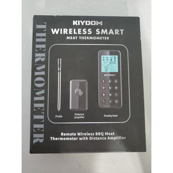 Wireless Meat Thermometer IP67,Kiydom 300FT Digital Wireless Meat Thermometer