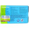 Tampax Cardboard Applicator Tampons, Super, 10/Box
