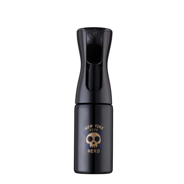 MJDFS Stylist Airless Aerosol water Dispenser, Refillable Fine Mist Spray bottles, Good for watering plants, Showering Pets, Trigger sprayer for Hair New York Skull design 6oz