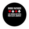 Bridge Partners Player Card Game PopSockets Adhesive PopGrip