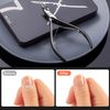 Cuticle Nippers Salon Grade for Manicurist Extremely Sharp Effortless Cuticle Trimmer Precise Clippers Pedicure Manicure Nail Care Tool, opove X7 mini, Space Gray