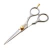 Professional Mustache Scissors and Beard Cutting Scissors, Extremely Sharp - Chrome