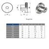 Knurled Thumb Nuts A1 Stainless Steel Threaded Nut (4, M5 / 5mm High Type)