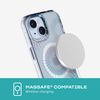 Tech21 Evo Sparkle case for iPhone 16e / 15 - Compatible with MagSafe - Impact Protection Case - Lunar Clear