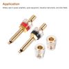 uxcell Terminal Binding Post Amplifier Banana Plug Jack Speaker Socket Black Red Set of 2
