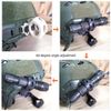 ArmorMason Rotating Flashlight Mount for Tactical Helmet (Tan, 21mm / 0.83")