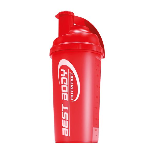 Best Body Nutrition Eiweiß Shaker - Rot - Protein Shaker - BPA frei - 700ml