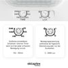 Oktaplex Leo Motion Sensor Indoor 360° 10 m Range 230 V Surface-Mounted Motion Sensor LED Suitable White