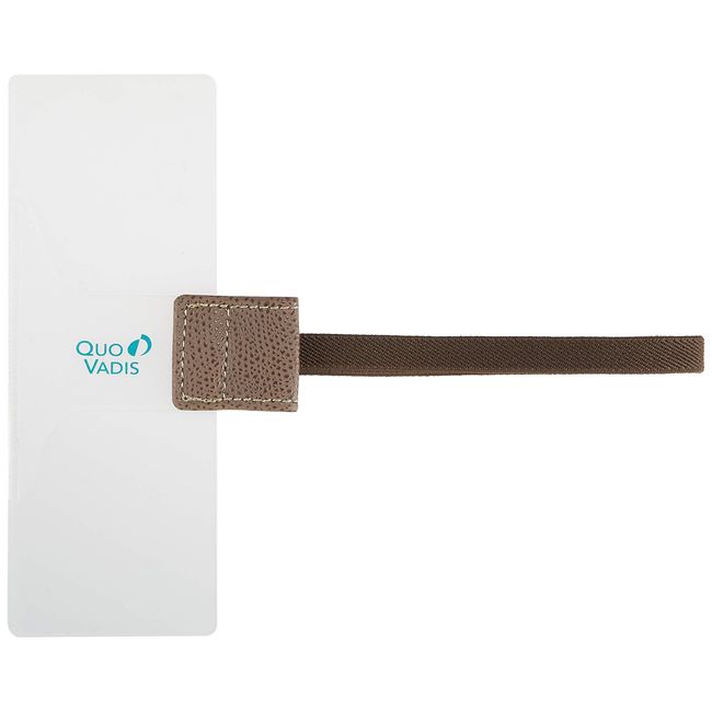 Quobadis Qvband1015mr Diary Band & Pen Holder for 3.9 x 5.9 inches (10 x 15 cm) Notebook, Maron Lasse