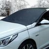 Zone Tech Car Windshield Side Mirrors Cover Protector Shield with Hubcap Straps