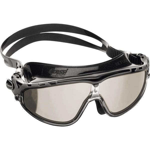 Cressi Skylight, black/black, mirrored lens