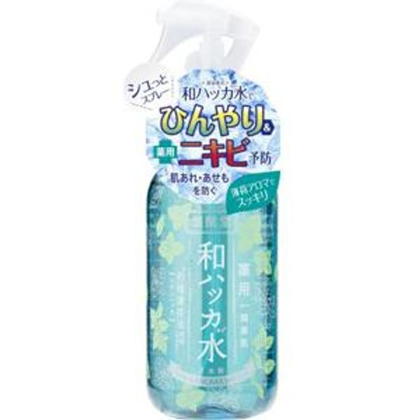 JUNSOHADA Medicated Japanese Peppermint Water Mist 250ml Cosmetex Roland Yakyouwahatsuka Sui Mist