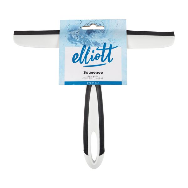 Elliott 25 cm Shower Squeegee, White/Black