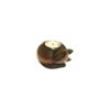 Something Different Curled Cat Wooden Tealight Holder, Multi-Colour