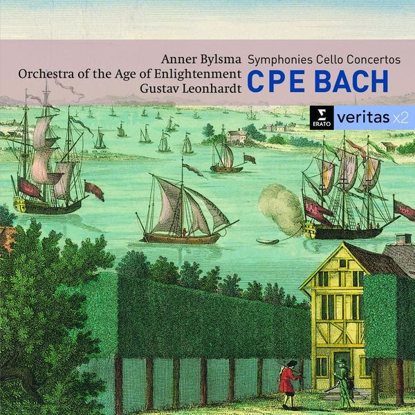 CPE Bach: Symphonies; Cello Concertos /Bylsma · OAE · Leonhardt