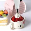 Pastry Bag Piping Tips Flower Mold Making Tool DIY Cake Cookie Icing Decorating Tool for Baking Reusable (White)