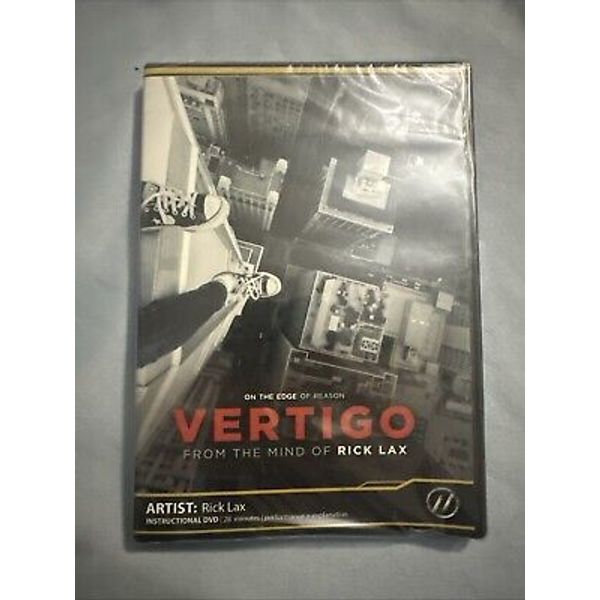 VERTIGO DVD & GIMMICK BY RICK LAX CARD CASE OR DECK SUSPENDED MAGIC TRICKS