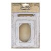 Tim Holtz, Advantus Baseboard Frames Lace Printed Bookboard, white