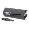 Premium Diamond Drill Bit Concrete Usable Length 180 mm, Hexagonal Shank 82 mm