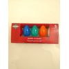 5 Multi Color Ceramic Indoor Outdoor C7 Christmas Replacement Bulbs NEW