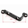 MicrOHERO Microhero Lightweight Bicycle Disc Brake Mount Adapter (Post Mount To Flat Mount +-0mm MH-PTF00)